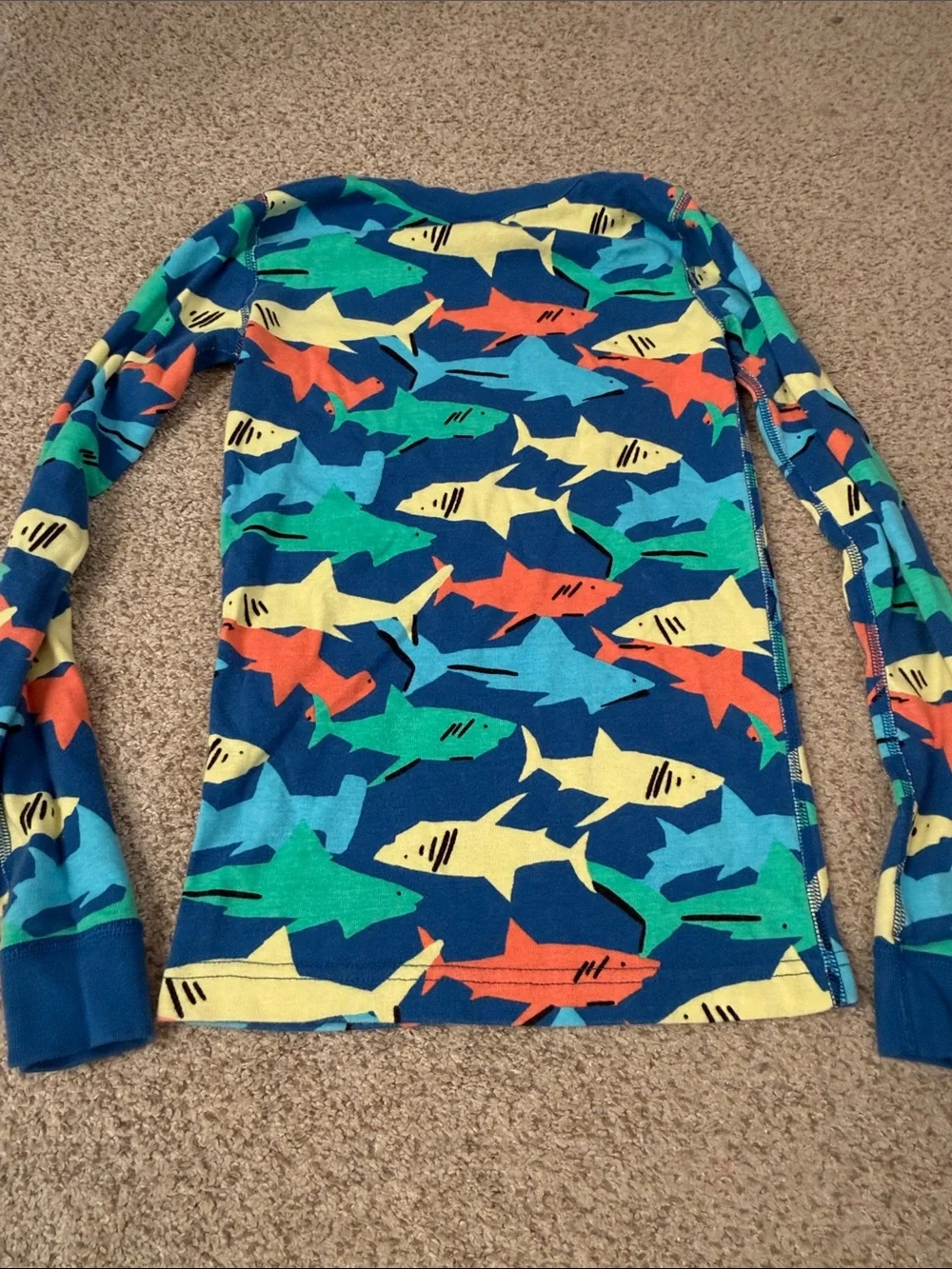 Hanna Andersson Shark PJ set, 10